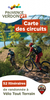 Carte des Circuits Provence Verdon VTT