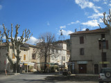 Vue de la place du village