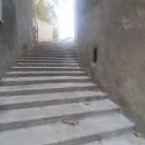 Escalier menant à la promenade des 