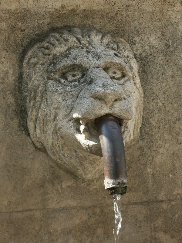 Détail fontaine nord