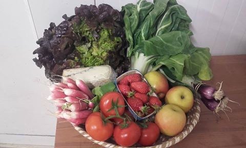 Panier de fruits et légumes