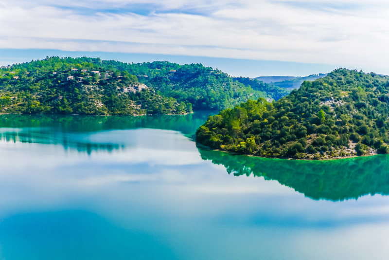 Tour du Lac d'Esparron