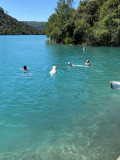 baignade devant les berges