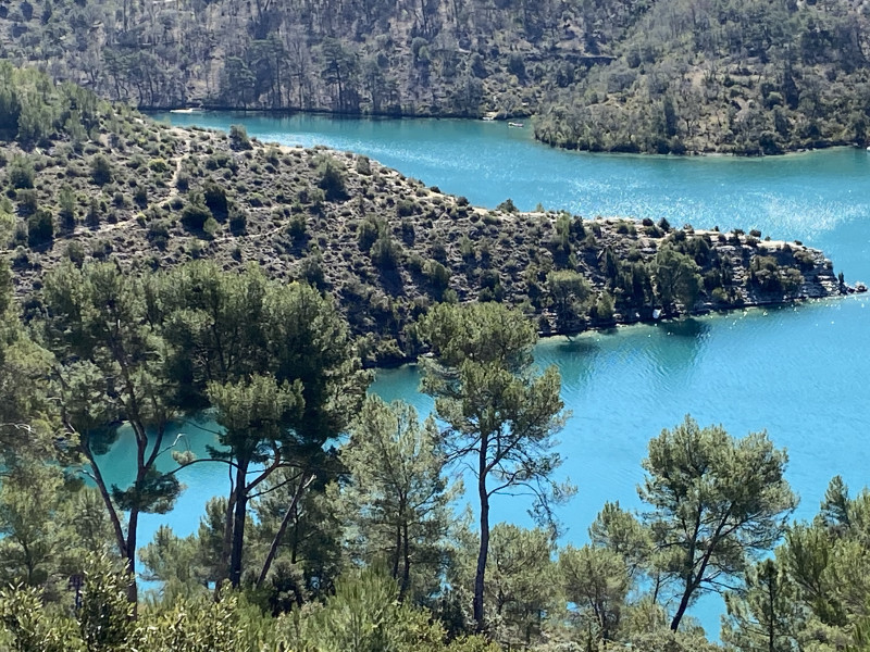 La vue de l'Aigue-Bleue